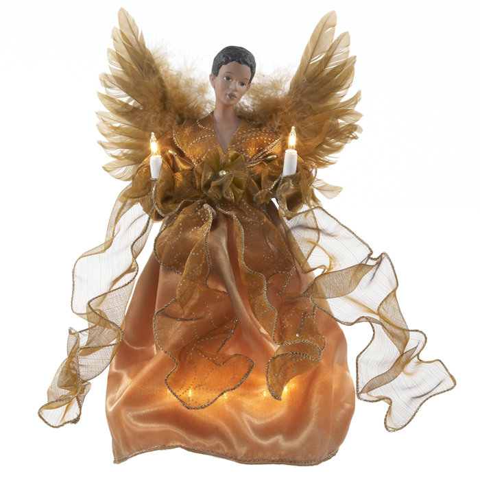 Kurt Adler African American Angel Tree Topper & Reviews Wayfair
